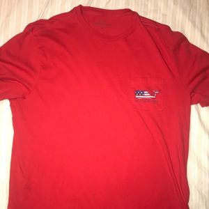 Red American Vineyard Vines Medium T-Shirt